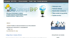 Desktop Screenshot of bioconceptbhp.pl